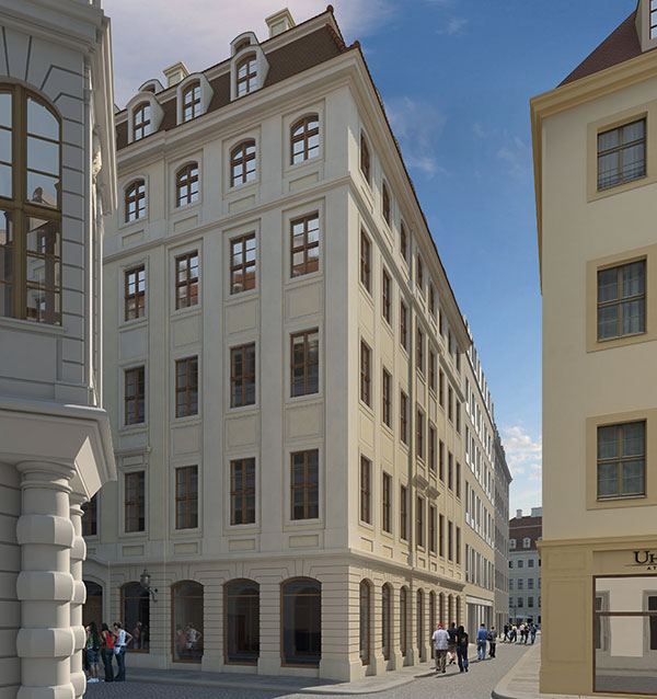 Das Fürstliche Haus an der Schloßstraße. Copyright: Baywobau