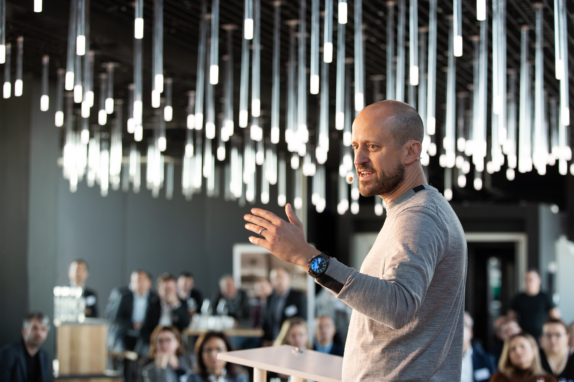 Keynote Speaker Dr. Marc Schumacher, Managing Partner LIGANOVA. Copyright: JuliaBaumgartPhotography, Apartmentservice. 