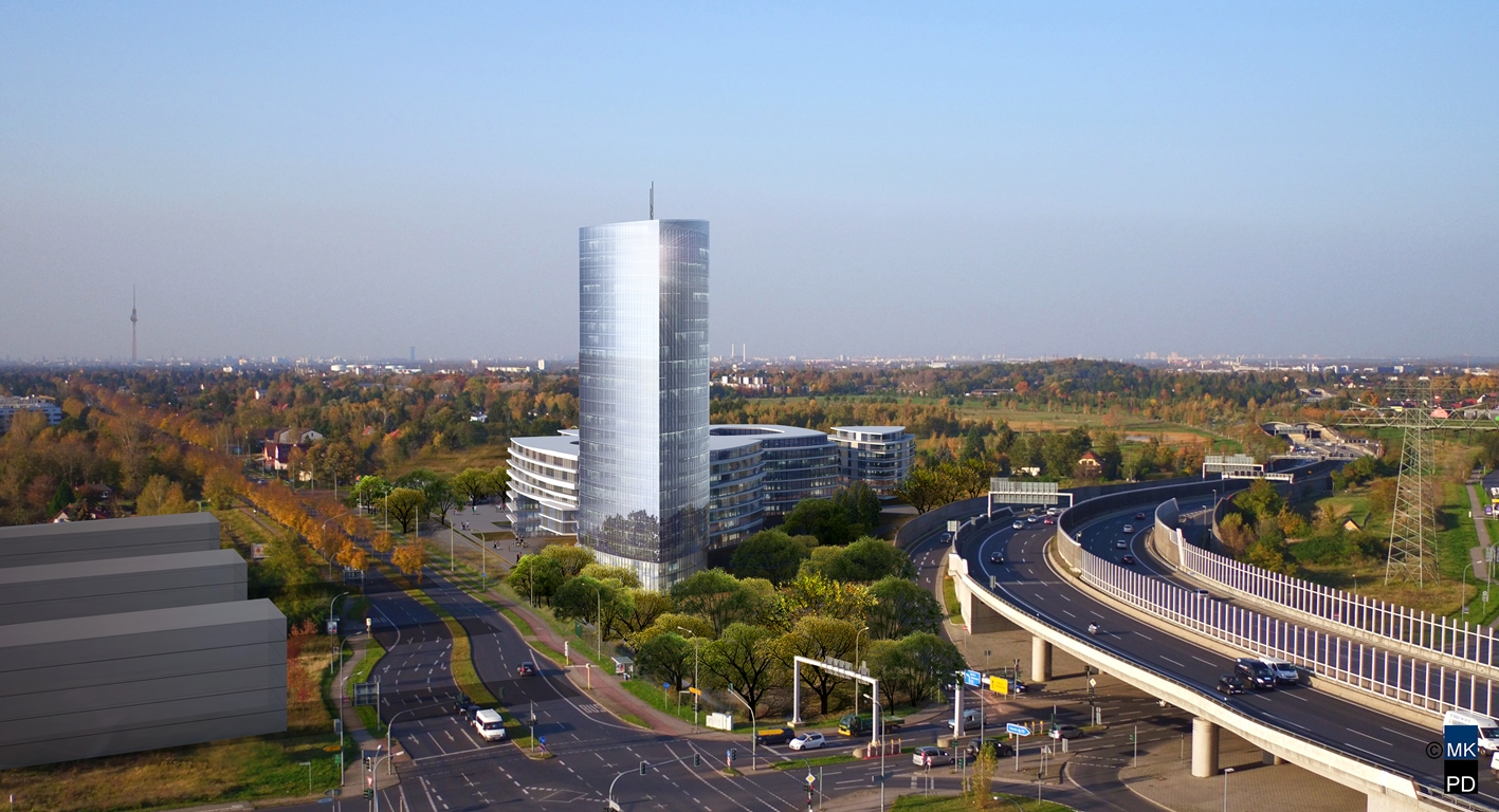 Visualisierung Schönefeld Tower. Copyright: TAMAX Unternehmensgruppe.