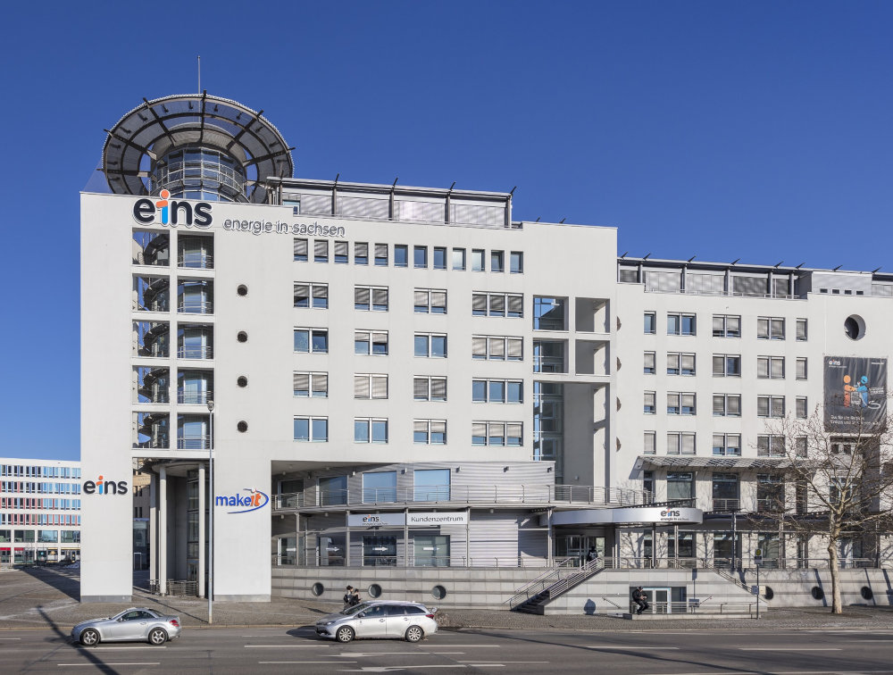 Das Bürogebäude in der Augustusburger Straße in Chemnitz. Copyright: D.V.I. Deutsche Vermögens- und Immobilienverwaltungs GmbH