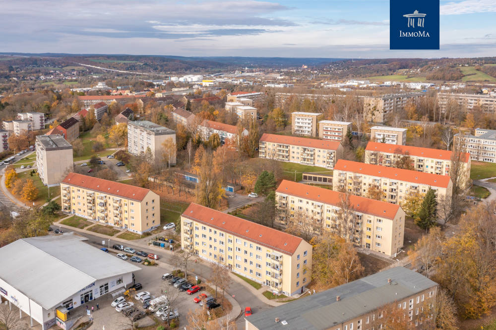 Am Bieblacher Hang werden 800 Wohnungen kernsaniert. Quelle: Geraer Zinshaus GmbH