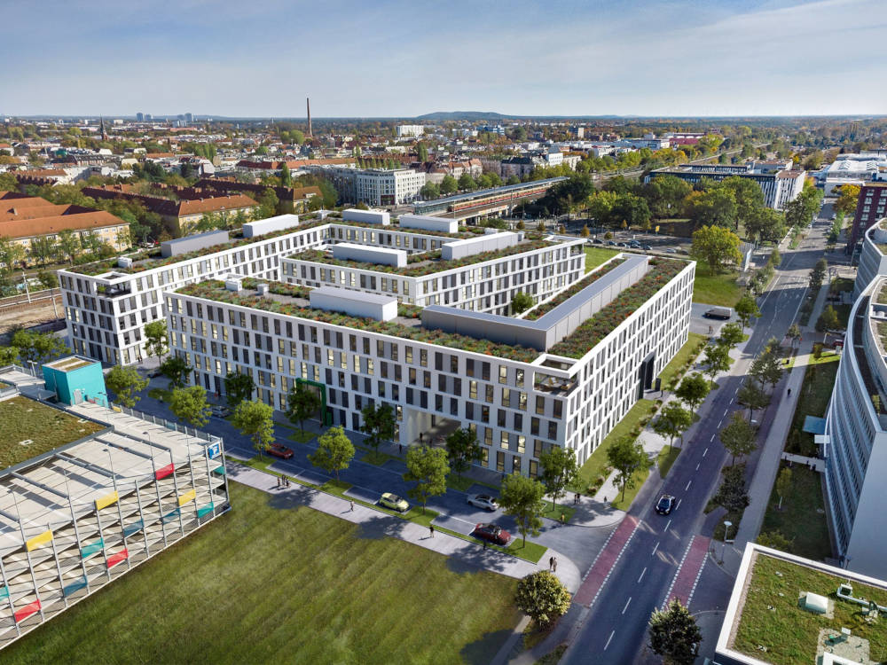 Der OfficeLab-Campus in Berlin-Adlershof. Copyright: immobilien-experten-ag