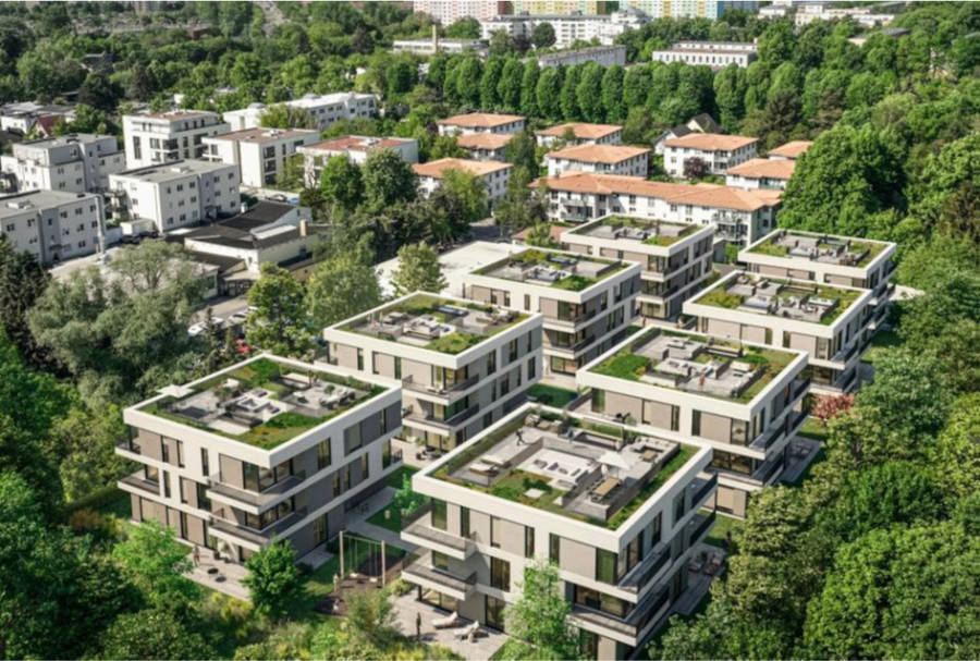 Das Falkenquartier wird besonders nachhaltig. Copyright: Catella Residentitial Investement Management