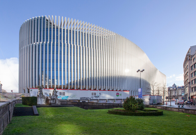Montagne du Parc,
das neue BNP Paribas Headquarter. Copyright: Philippe-Van-Gelooven - Courtesy Jaspers-Eyers Architects