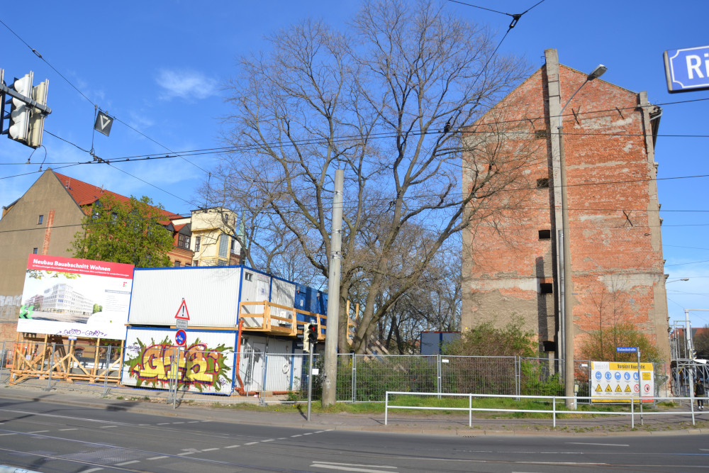 Hier wird mit der Wohnbebauung eine Art Tor zum Campus entstehen. Copyright: W&R IMMOCOM / Pierre Pawlik