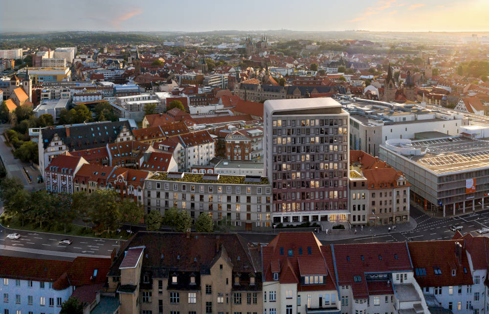 Aus dem Sitz der Thüringer Allgemeinen wird "CHRONICLE". Copyright: CG Elementum AG