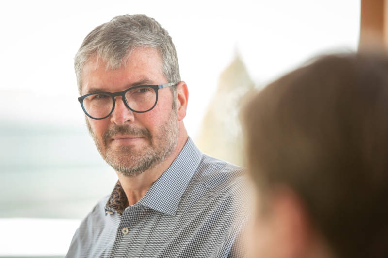Dirk Prüter,
Gesellschafter PRÜTERPLAN,
über die Verringerung des Kohlendioxid-Ausstoßes. Copyright: Stiebel Eltron