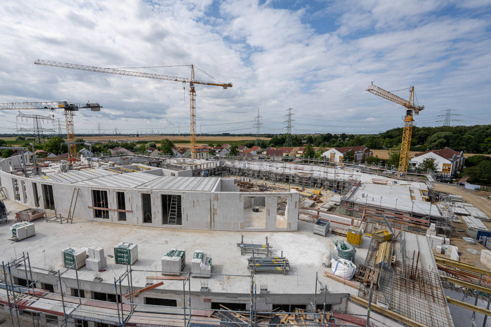 Blick auf die Baustelle. Copyright: H. Schnitger