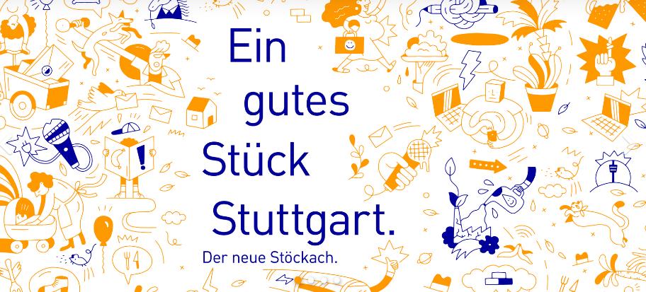 „Der neue Stöckach“: Ein gutes Stück Stuttgart. Quelle: EnBW.