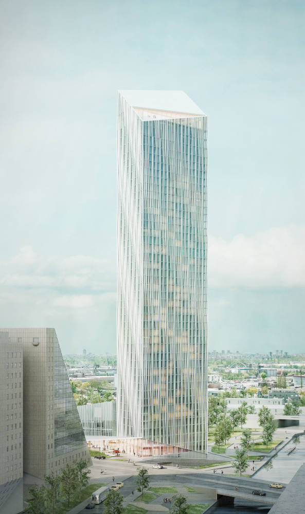 Der Estrel Tower. Copyright: Estrel Berlin/Barkow Leibinger