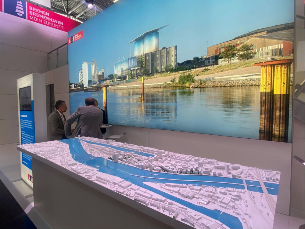 Bremerhaven auf der EXPO REAL 2023. Copyright: IMMOCOM