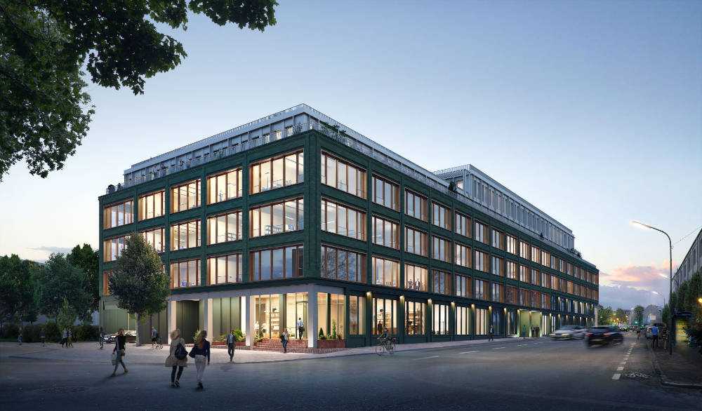 Nähert sich der Vollvermietung: Das Fabrik Ofiice in München. Copyright: Becken Holding GmbH