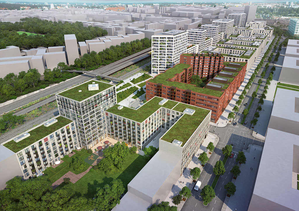Das Quartier Heidestraße liegt mitten in der Europacity. Quelle: Quartier Heidestraße GmbH Das Quartier Heidestraße liegt mitten in der Europacity. Quelle: Quartier Heidestraße GmbH