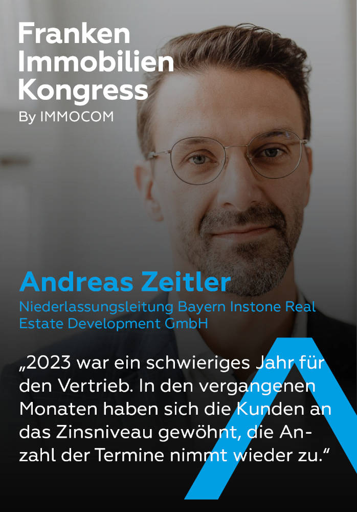 Andreas Zeitler beim Franken Immobilienkongress 2024. Copyright: IMMOCOM