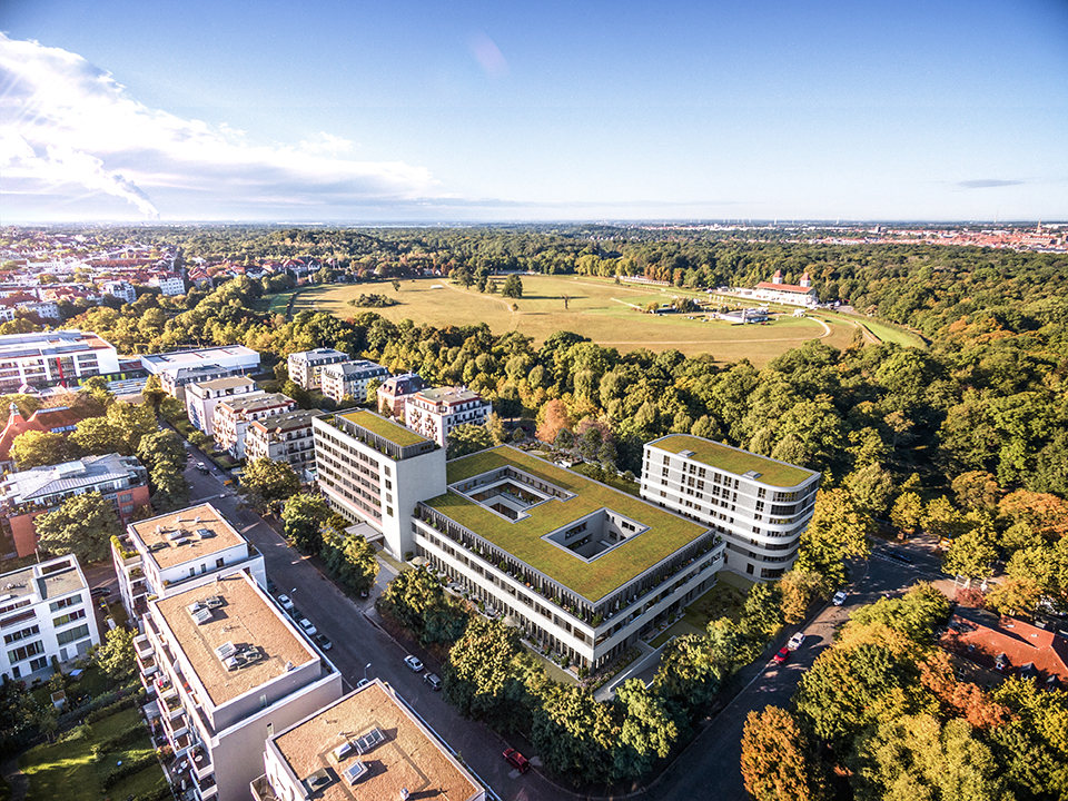 Eine Visualisierung des möglicherweise entstehenden Ensembles. Copyright: Lewo AG/Unverbindliche Visualisierung