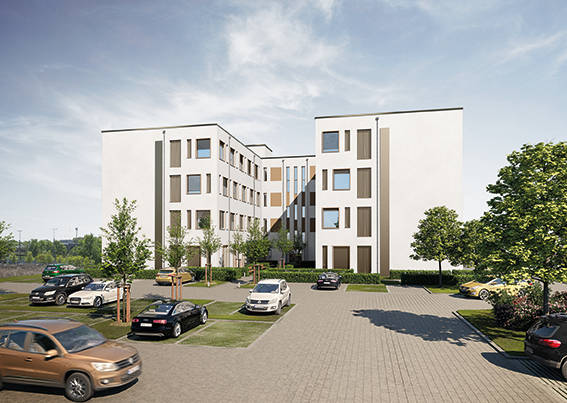 Das H-Lab steht kurz vor seiner Vollendung. Copyright: PROJECT Immobilien Gewerbe AG