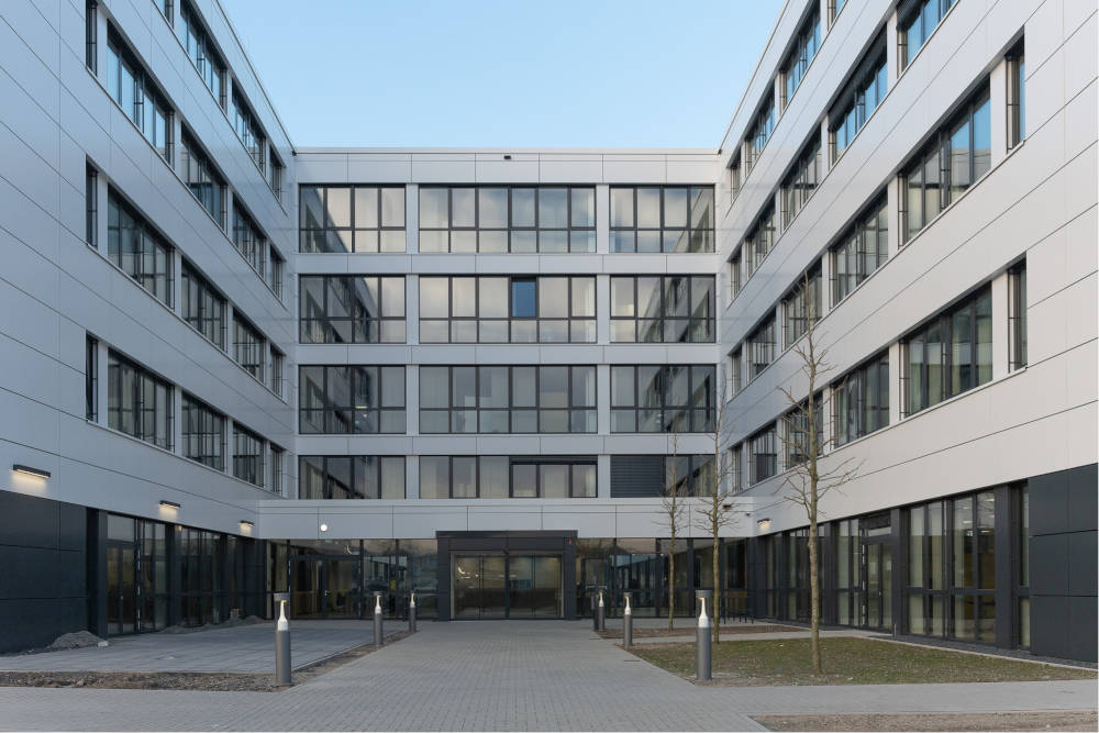 Die neue Büro- und Technologieimmobilie für Volkswagen Infotainment. Copyright: MW/Volkswagen Infotainment
