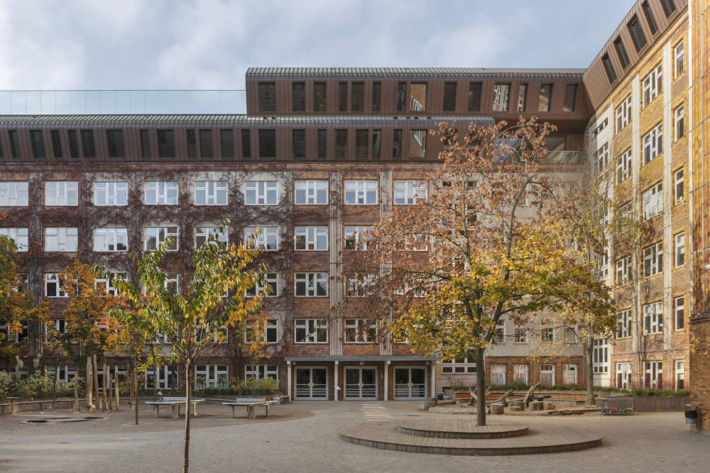 Die Berlin Metropolitan School in Berlin-Mitte. Copyright: Jan Bittner