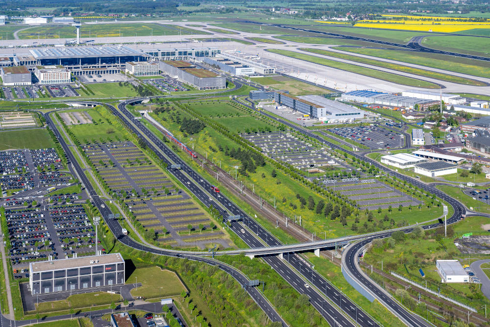 Auf dieser Fläche soll HORIZN BER CITY entstehen. Copyright: Guenter Wicker (LIGATUR)