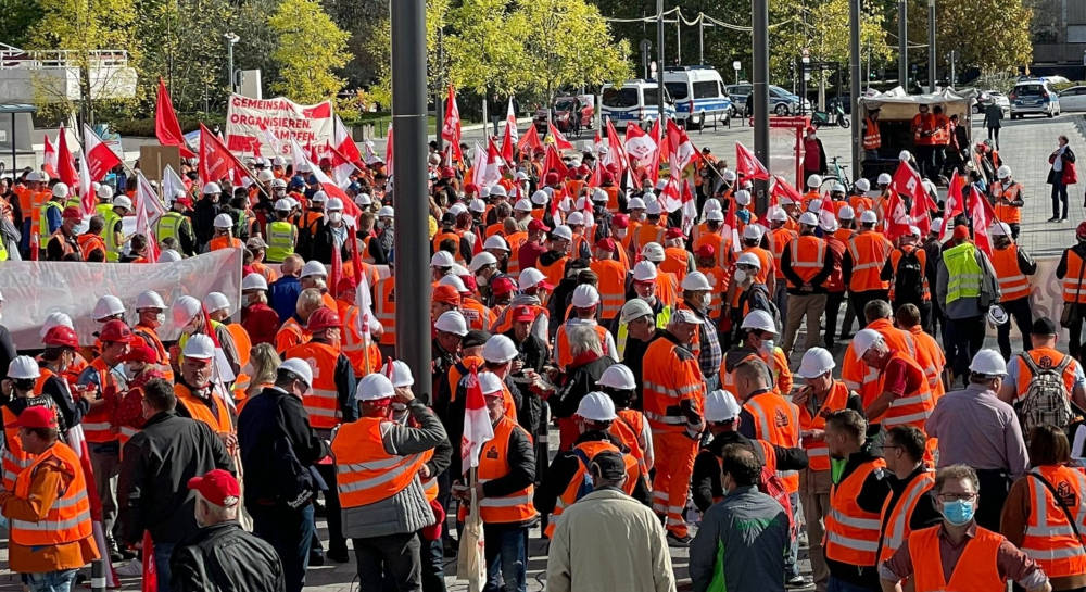 Die IG Bau droht mit Streik. Copyright: IG Bau