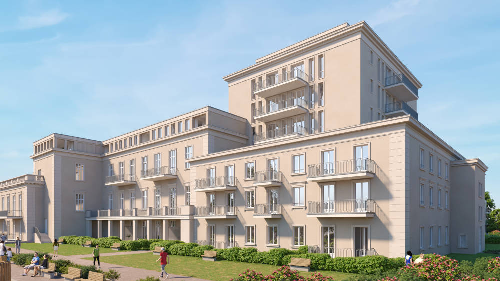 Die Rückseite des revitalisierten Chemnitzer Kulturpalastes. Copyright: GRK Gruppe