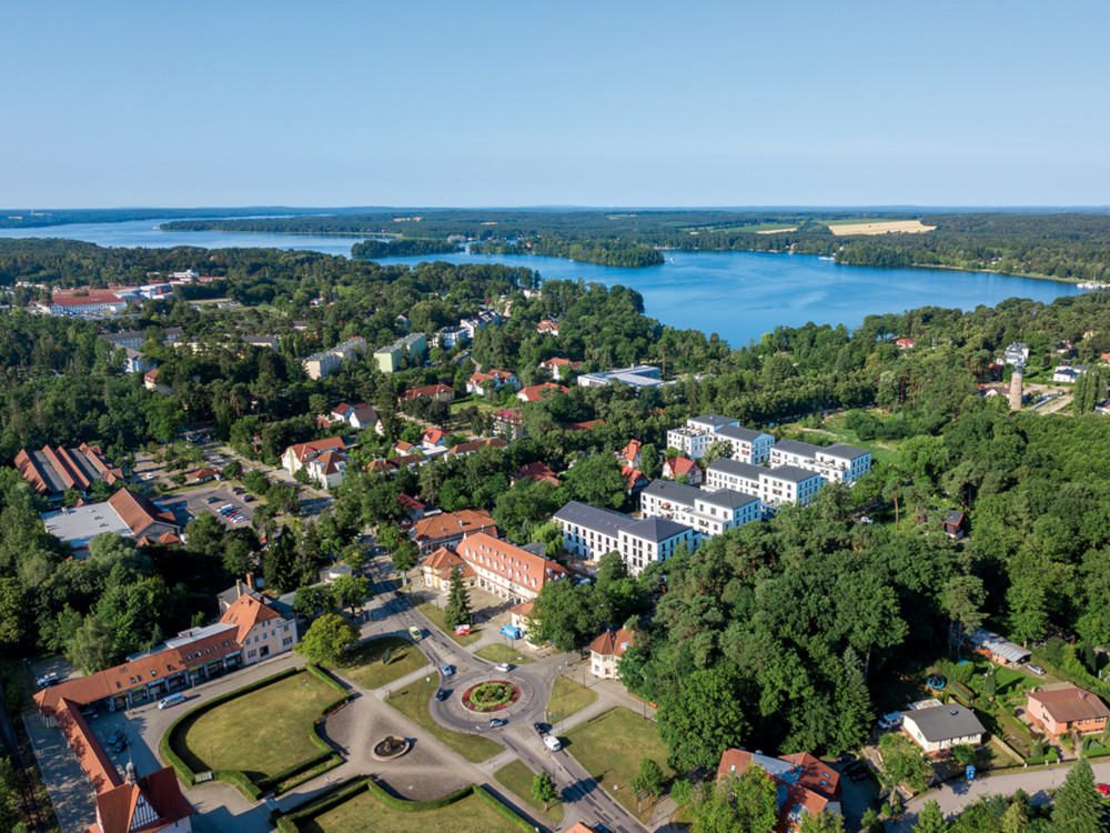 Blick auf den Kurort Bad Saarow. Copyright Artprojekt Blick auf den Kurort Bad Saarow. Copyright Artprojekt