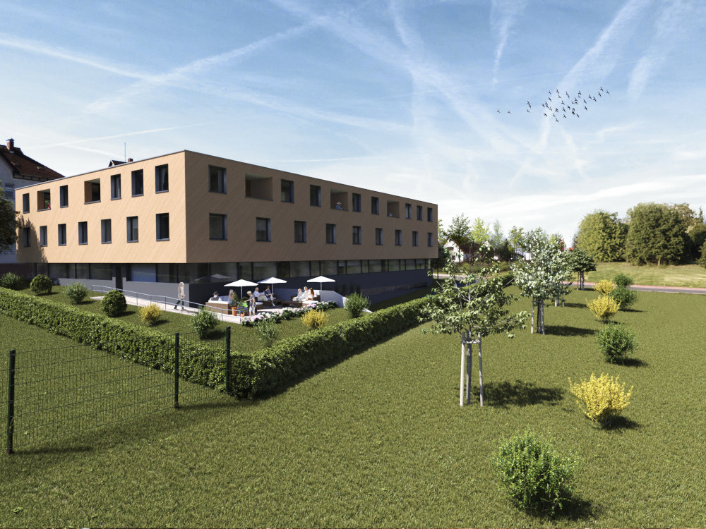 Das Pflegeheim Blumenviertel in Ilmenau. Bildquelle: sanivest Projekt GmbH Das Pflegeheim Blumenviertel in Ilmenau. Bildquelle: sanivest Projekt GmbH