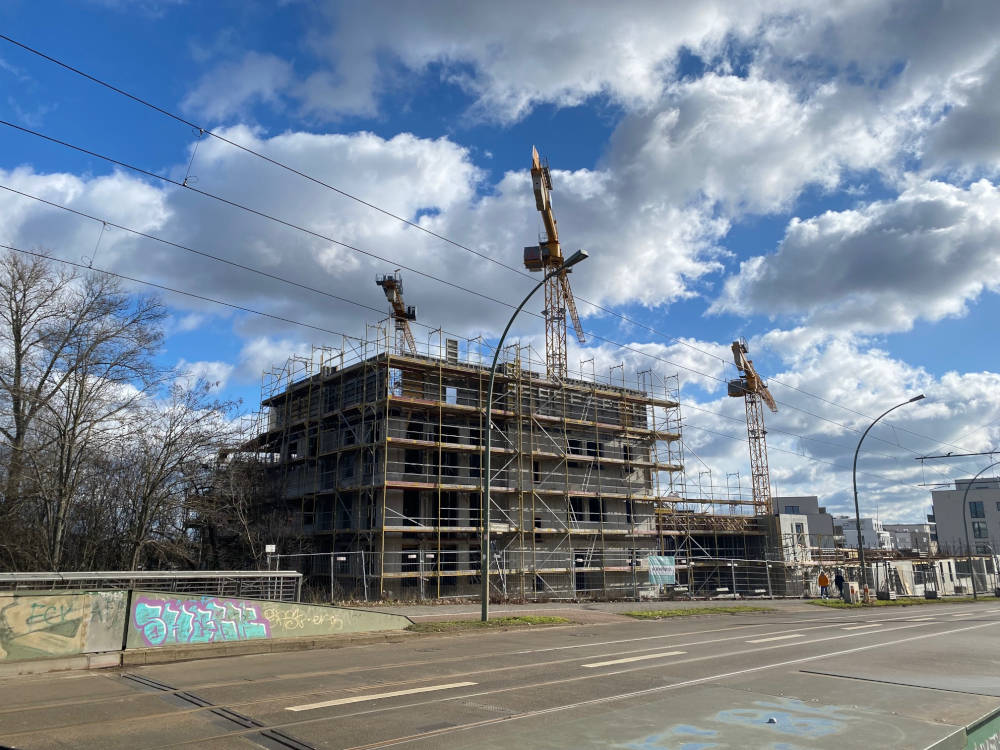 Die Baustelle am Dahmebogen. Copyright: Formstadt Architekten GmbH