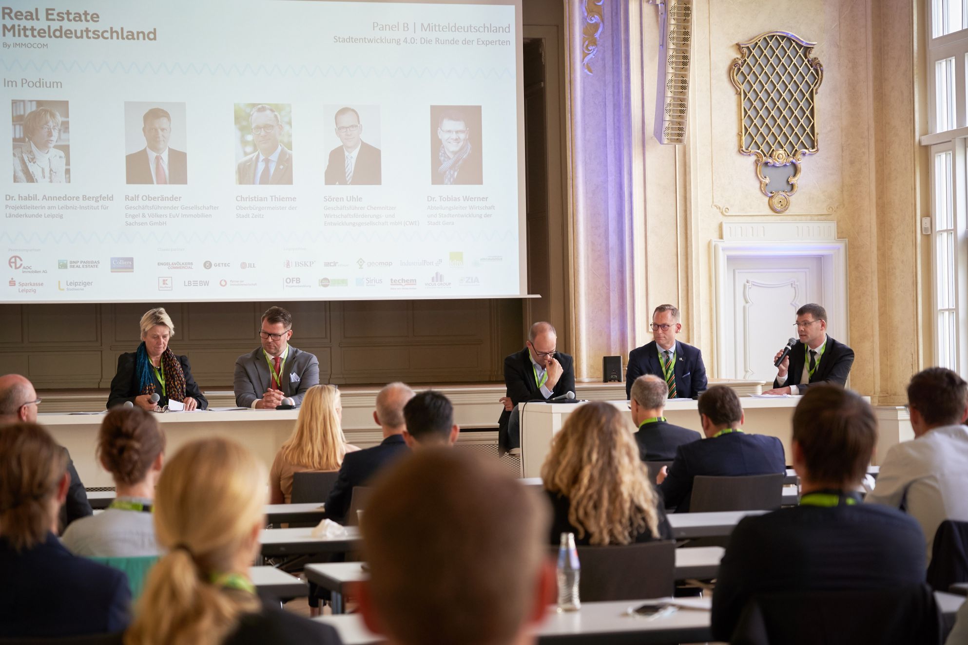 REAL ESTATE MITTELDEUTSCHLAND 2020: Diskussion über Stadtentwicklung 4.0 im Panel B. REAL ESTATE MITTELDEUTSCHLAND 2020: Diskussion über Stadtentwicklung 4.0 im Panel B.