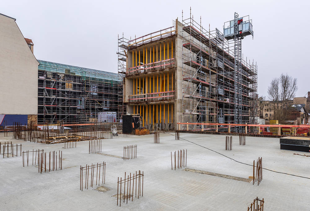 Ein Blick auf die Baustelle des Senckenberg-Campus in Görlitz. Copyright: David Nuglisch