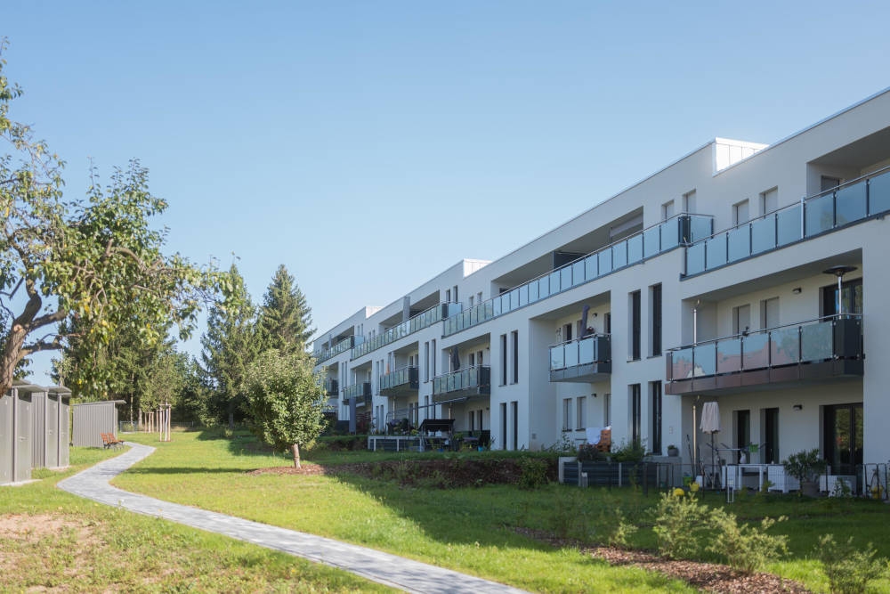 Der neu gebaute Eichendorff Wohnpark der Sächsischen Wohnungsgenossenschaft Chemnitz eG. 