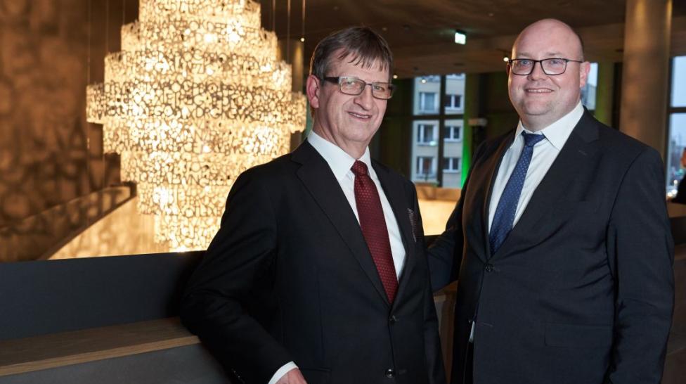 Die beiden Geschäftsführer der S&G Development GmbH: Dr. Ingo Seidemann (li.) und Sven Grundmann. Copyright: W&R IMMOCOM / Tom Dachs