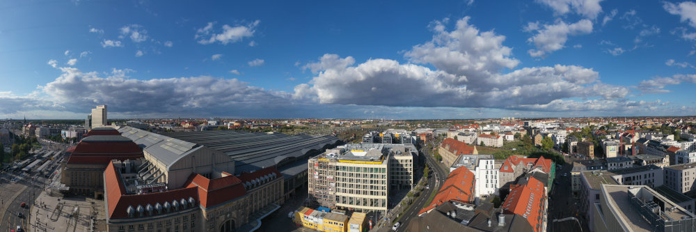 Der H-Hotels-Komplex inmitten der Leipziger City. Copyright: S&G Development GmbH/ Stephan Dietze (anders-drehen.de) Der H-Hotels-Komplex inmitten der Leipziger City. Copyright: S&G Development GmbH/ Stephan Dietze (anders-drehen.de)