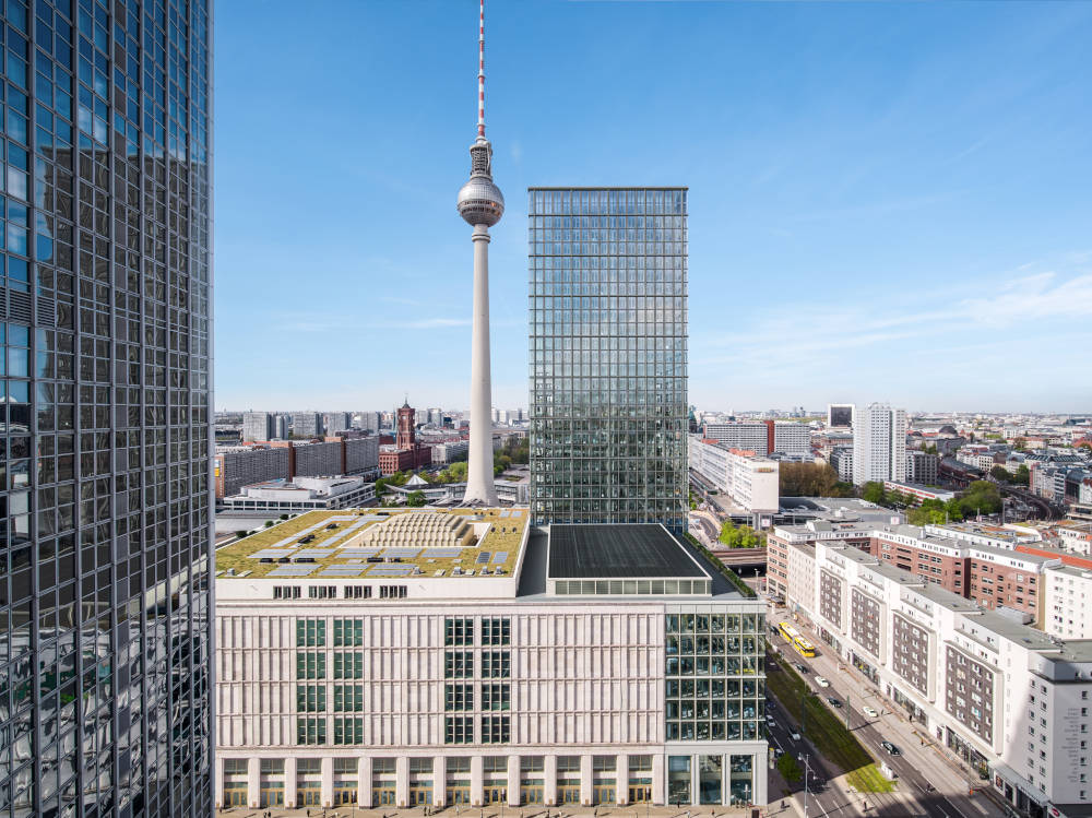 Der SIGNA Turm in Berlin trägt den Namen MYND. Copyright: SIGNA