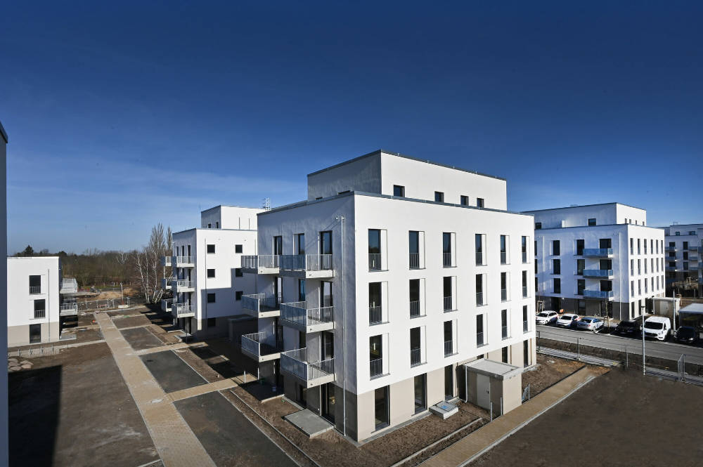 In der Johannes-Tobei-Straße entstehen 243 Wohnungen. Copyright: Werner Popp
