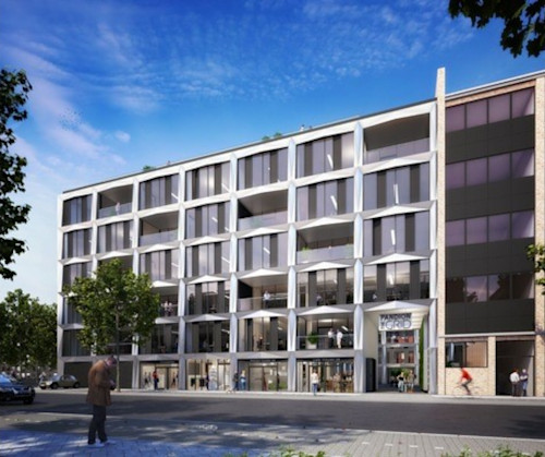 The Grid wurde von dem Berliner Architekturbüro Eike Becker entworfen. Copyright: PANDION AG The Grid wurde von dem Berliner Architekturbüro Eike Becker entworfen. Copyright: PANDION AG