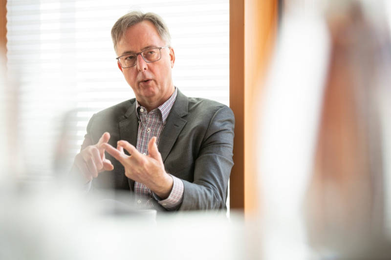Thomas Hummelsbeck: „Die Wohnungswirtschaft ist mitentscheidend dafür,
dass die deutschen Klimaziele im Gebäudebereich erreicht werden.“ Copyright: Stiebel Eltron