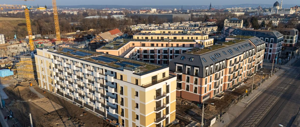 QUARTERBACK: Übergabe von Sozialwohnungen und Kindergarten im Dresdener Projekt „Ostravorwerk“