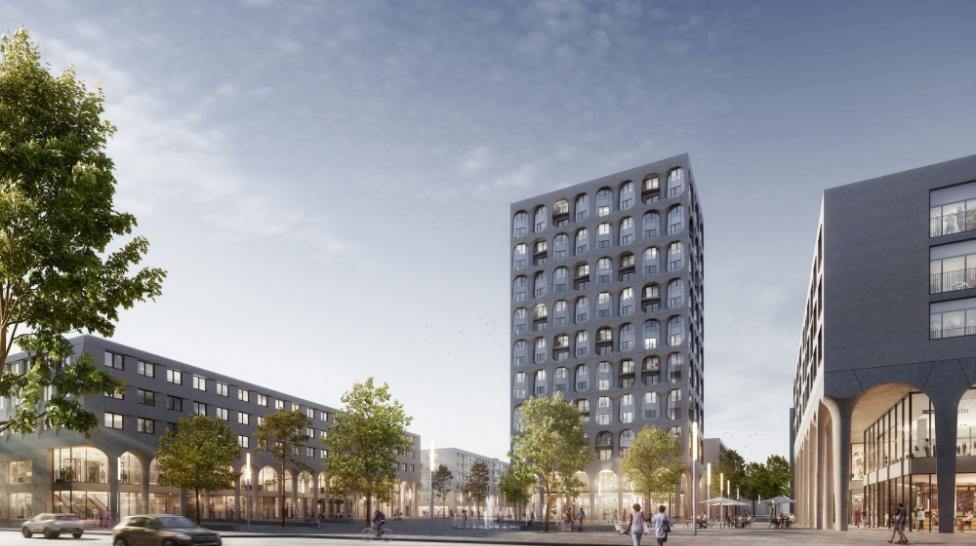 Land in Sicht: München Freiham Nord: Ein Pioniermodell der Stadtentwicklung ist es nicht unbedingt. Das Zeug zum Münchner Vorzeigeviertel hat Freiham Nord jedoch allemal – auch dank des geplanten Stadtteilzentrums.