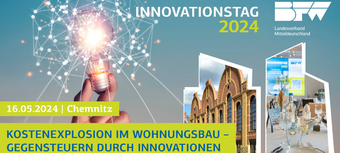 Innovationstag 2024 des BFW Mitteldeutschland findet am 16. Mai in Chemnitz statt