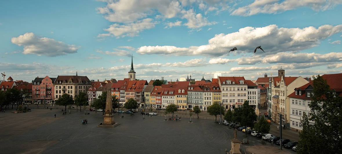 Stabile Flächenumsätze am Büromarkt Erfurt im Jahr 2023