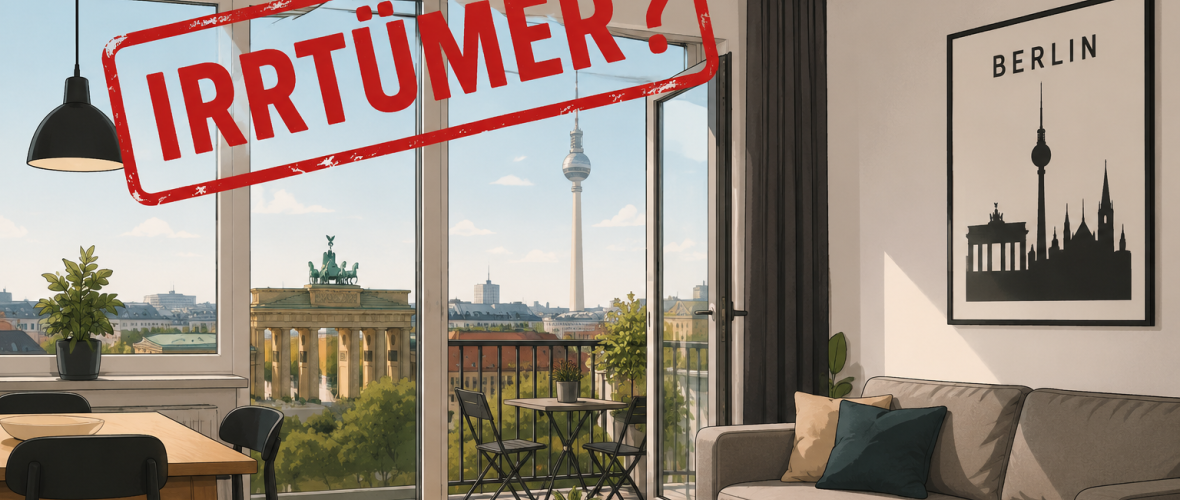 Fünf Irrtümer über Ferienwohnungen in Berlin