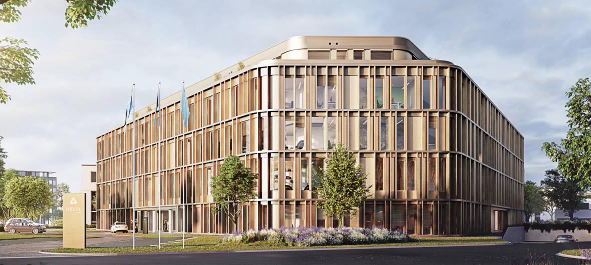 Lilienthal Business City am BER wird um Bürogebäude „Delta“ erweitert