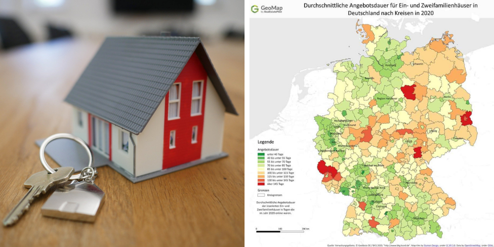 Ladenhüter oder Verkaufsschlager? Wo Einfamilienhäuser am schnellsten weggehen