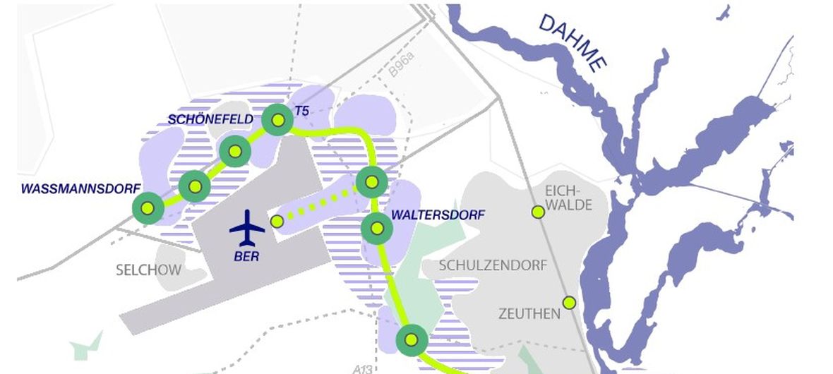 Schönefeld: Aufstellungsbeschluss für Gewerbegebiet Waßmannsdorfer Tor