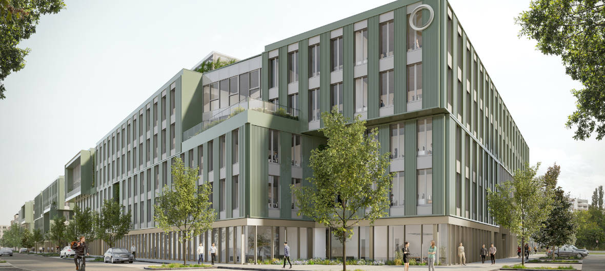 EDGE Friedrichspark: Neuer Bürocampus in Berlin: Edge und PIMCO Prime Real Estate realisieren im Zuge ihres Smart-Office-Entwicklungsprogramms den Bürocampus 