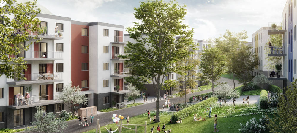 Erlenhöfe: Größtes soziales Wohnungsbauprojekt in Jena