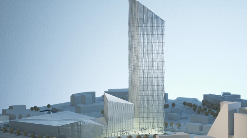 Estrel Tower: Baustart für Deutschlands höchstes Hotel