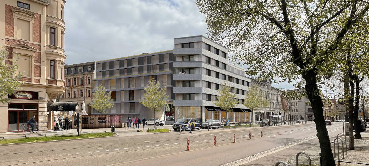 Halle: Areal der Gravo-Druckerei am Reileck wird zum Mixed-Use-Quartier umgenutzt: Das ehemalige Gelände der Gravo-Druckerei am Reileck in Halle (Saale) wird einer neuen Nutzung zugeführt. Während das ehemalige Druckereigebäude in Wohn- und Gewerbeflächen umgenutzt wird, entstehen zusätzlich mehrere Mixed-Use-Neubauten. Alle Infos...