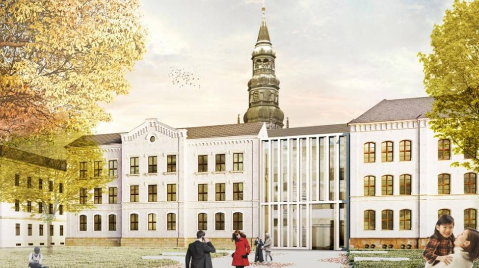 Rohbau des Hochtechnologiezentrums in Zwickau fertiggestellt